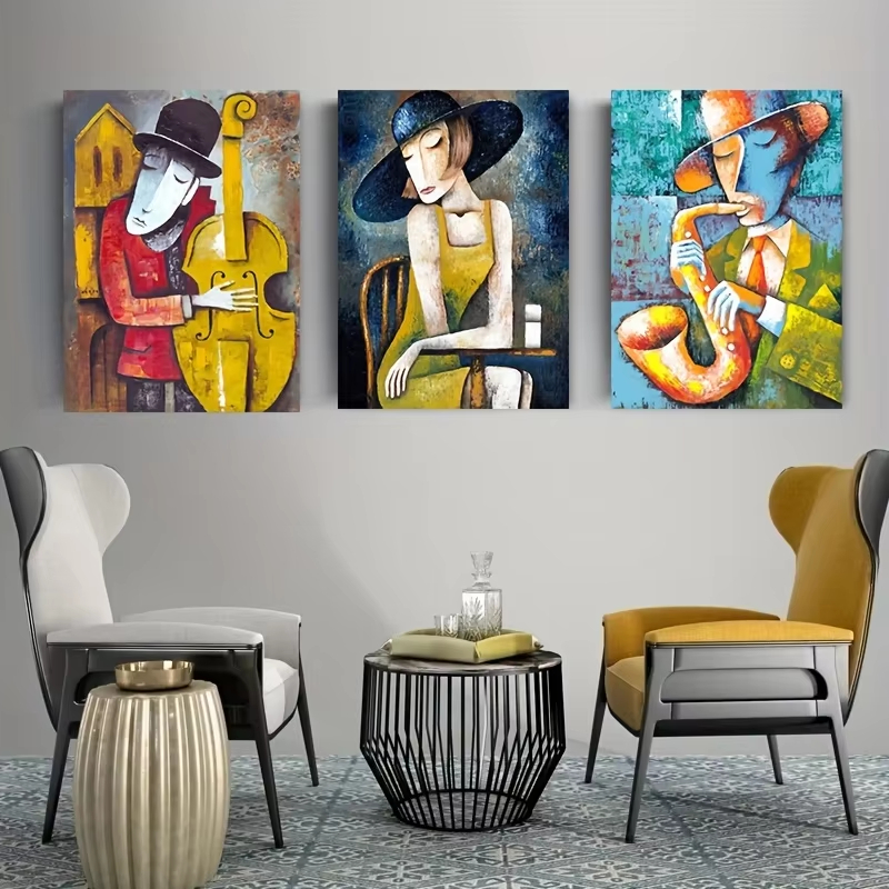 Abstraktes Picasso-Kunstwerk,  – Picture Of Musical Instrument Bewertung und Preis