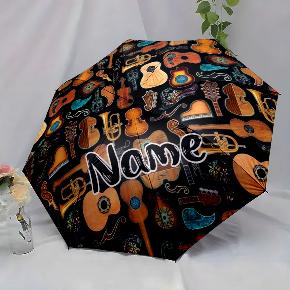 Personalisierter Regenschirm m – Musical Instrument And Names Bewertung und Preis
