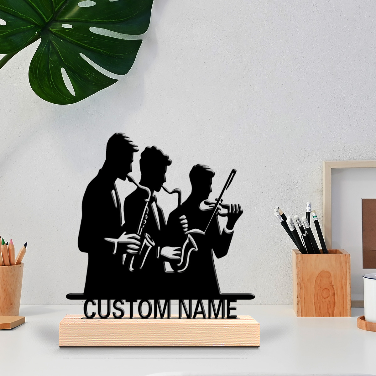 1 Stück Blechfigur mit Holzsoc – Musical Instrument And Names Bewertung und Preis