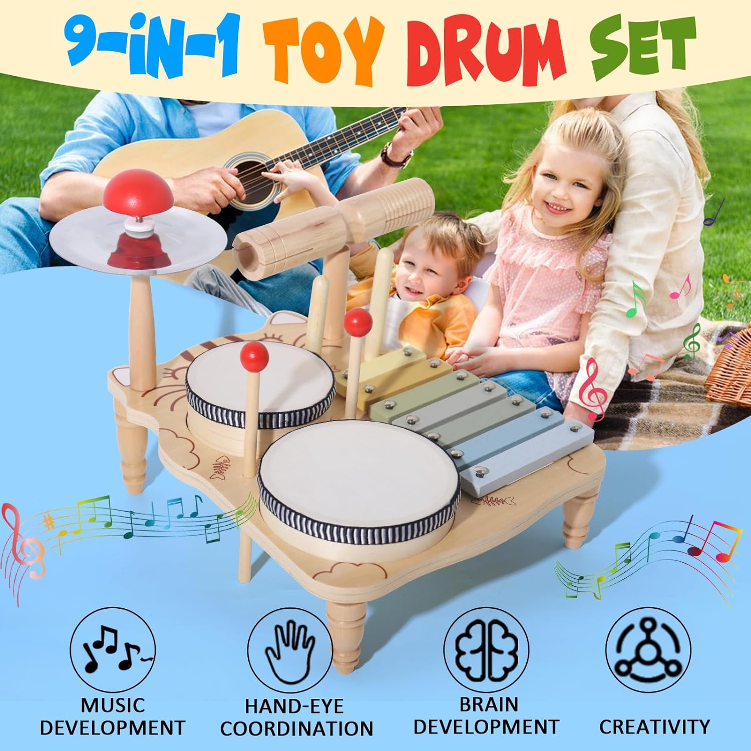 Holz Xylophon Schlagzeug für K – Musical Instrument Harmonium Bewertung und Preis