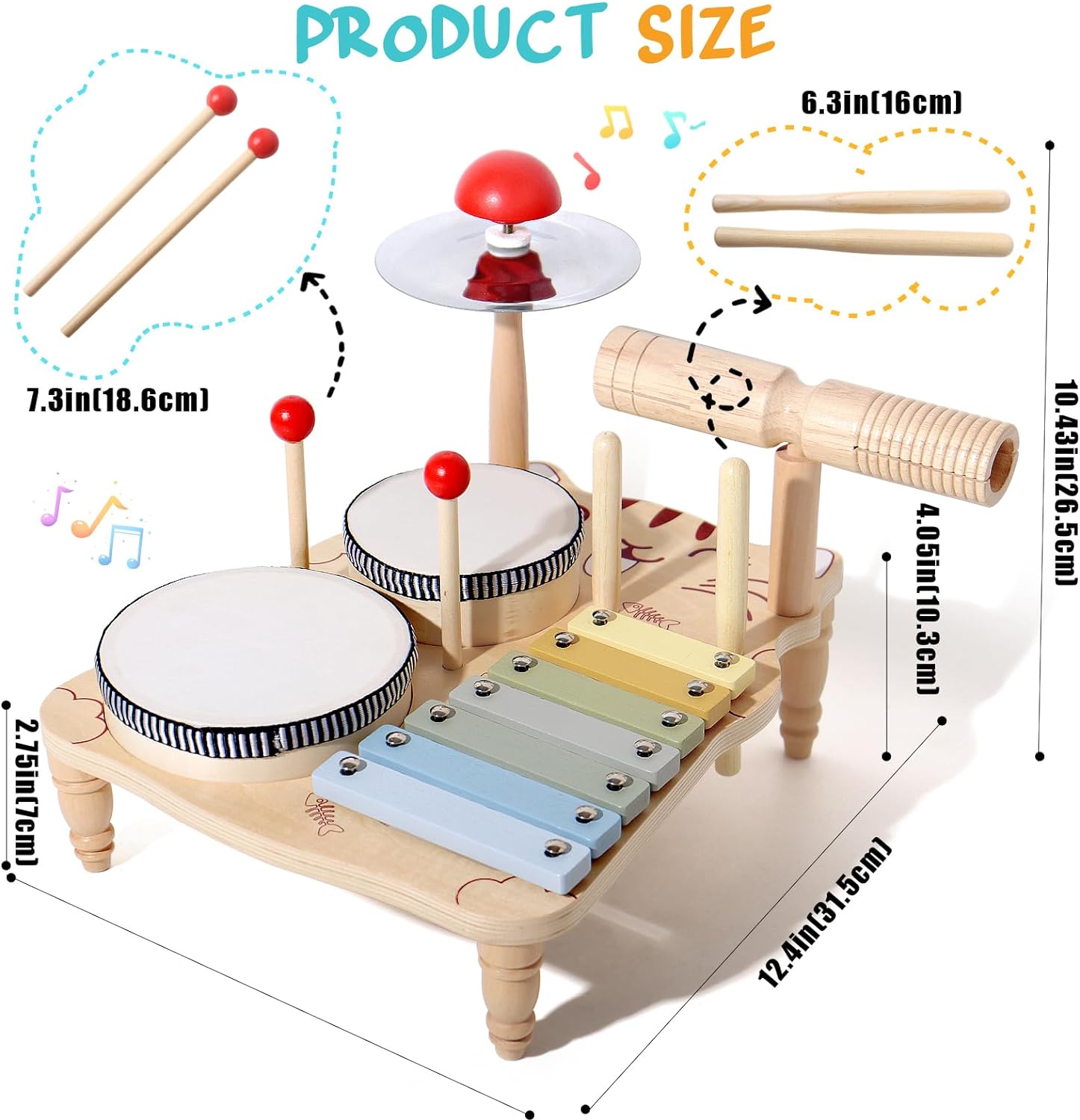 Holz Xylophon Schlagzeug für K – Musical Instrument Harmonium Bewertung und Preis