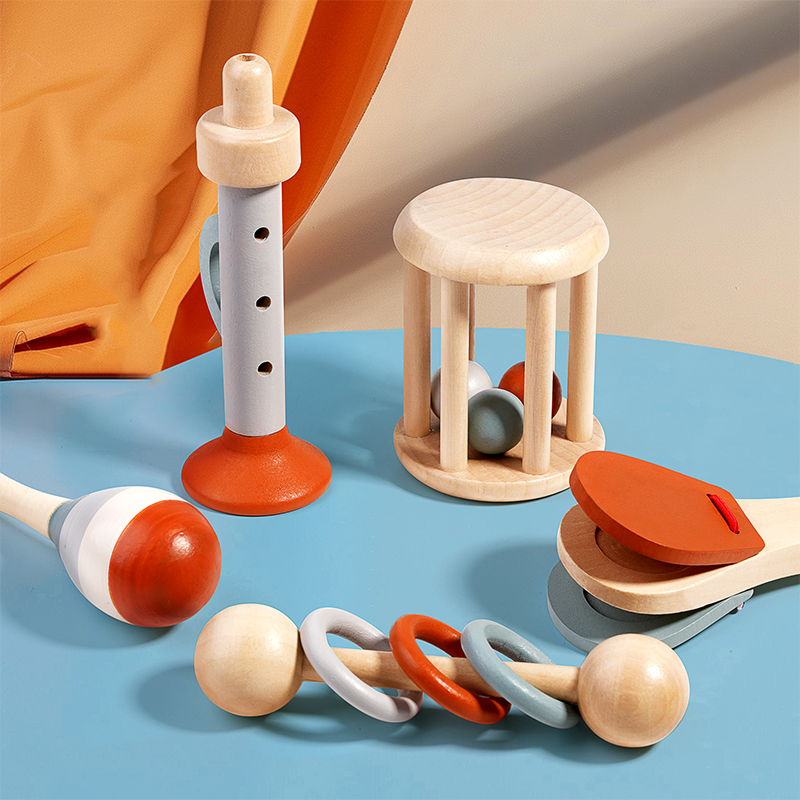 Natürliches Holzrassel-Spielze – Musical Instrument Harmonium Bewertung und Preis