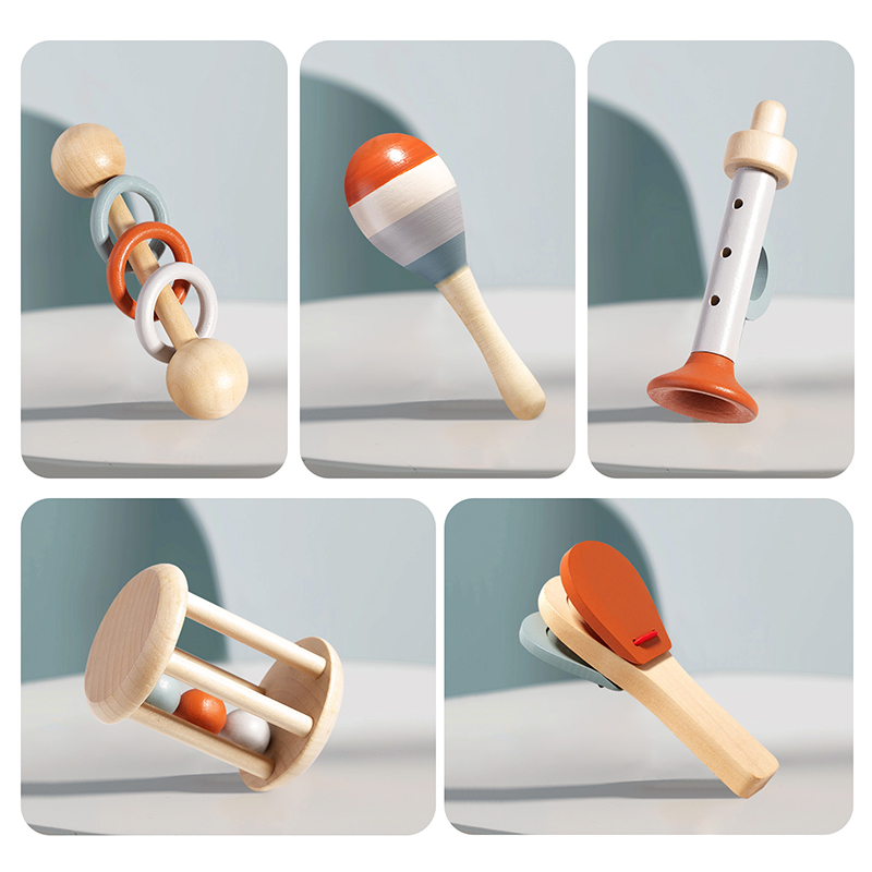 Natürliches Holzrassel-Spielze – Musical Instrument Harmonium Bewertung und Preis