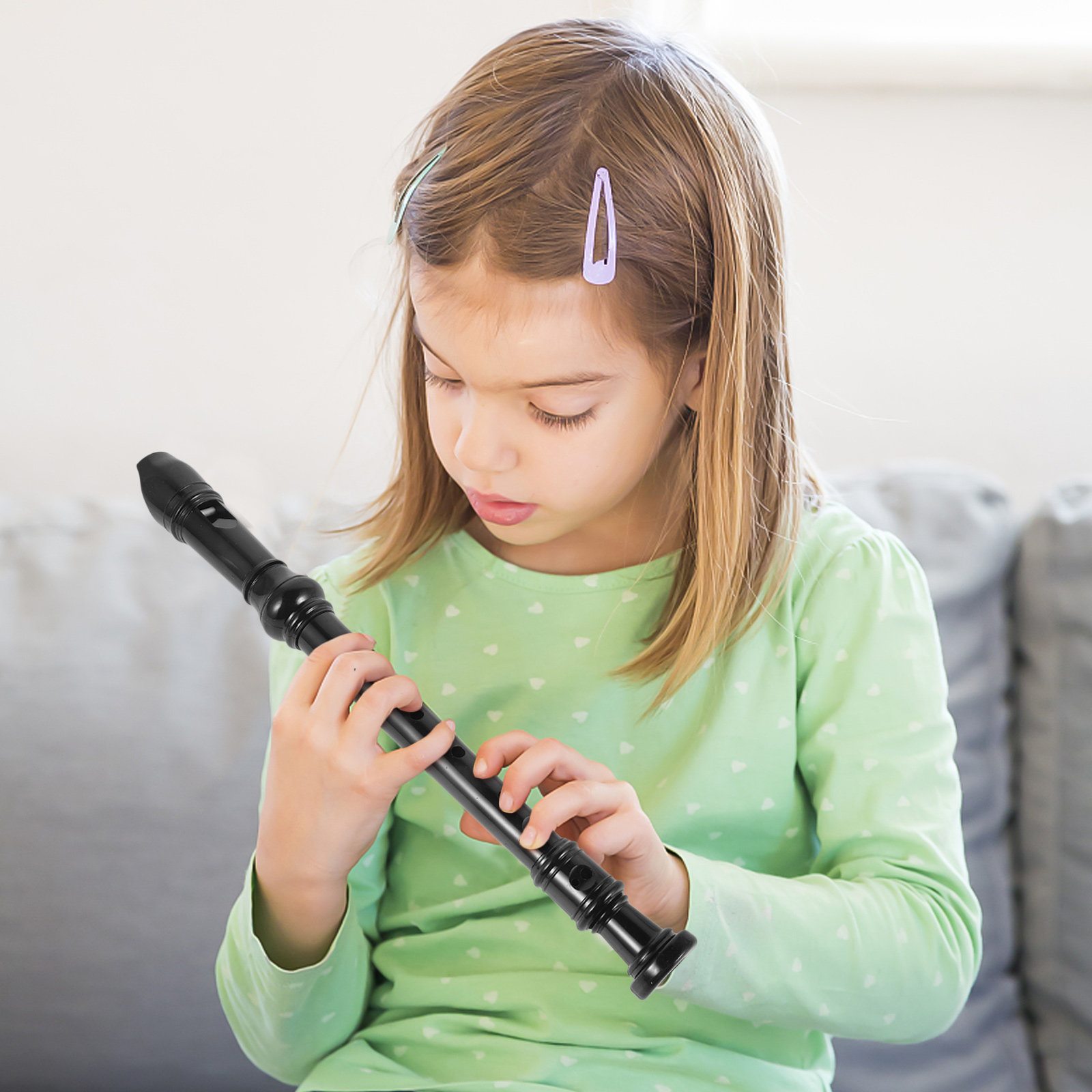 Schwarzes, transparentes Sopra – Soprano Recorder Plastic Bewertung und Preis