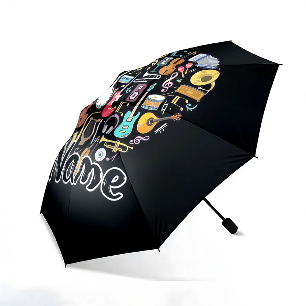 Personalisierter Regenschirm m – Musical Instrument And Names Bewertung und Preis