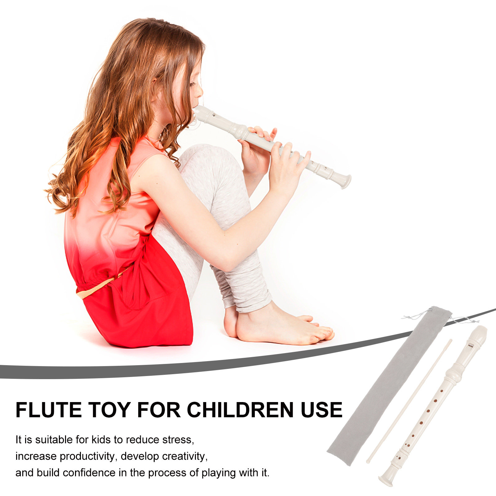 1 Set 8-Loch-Klarinette für Ki – Soprano Recorder Plastic Bewertung und Preis